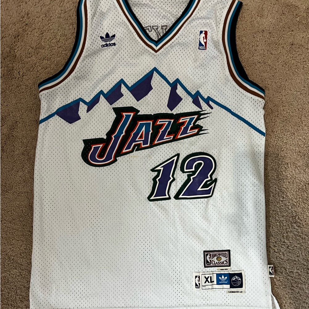 Mitchel & Ness John Stockton Home Utah Jazz Jersey